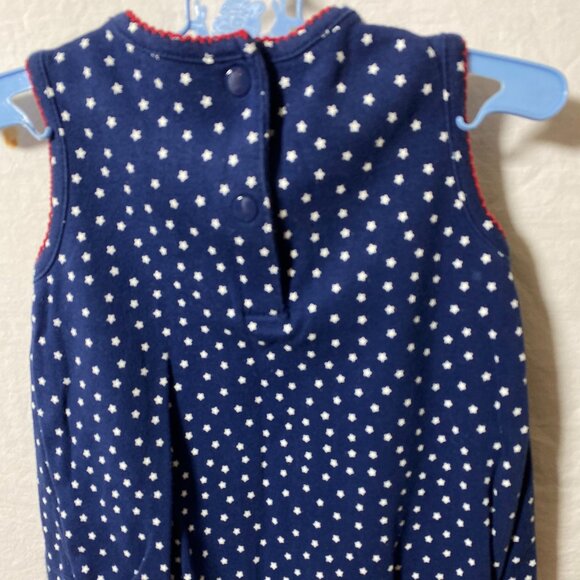 Child of Mine Carter's Navy USA One Piece Sundress Romper - Picture 4 of 6